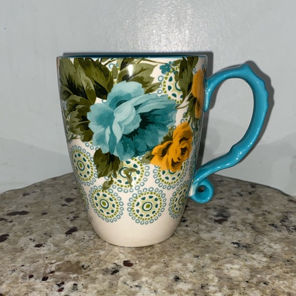 The Pioneer Woman Shadow Rose Stoneware 24 Oz Jumbo Latte Mug - Picture 13 of 14